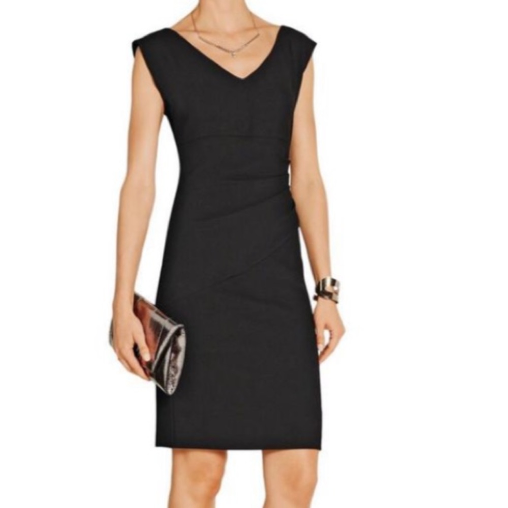 Diane Von Furstenberg Black Bevin Dress